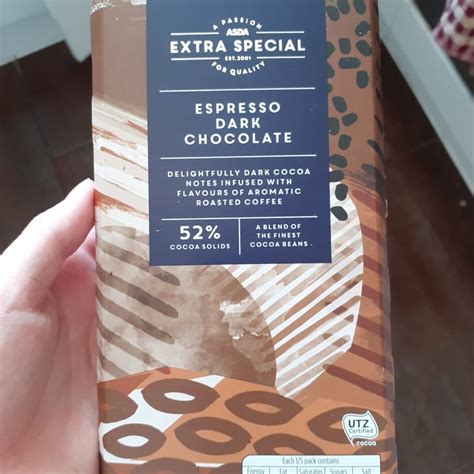 Asda Extra Special Espresso Dark Chocolate Reviews Abillion