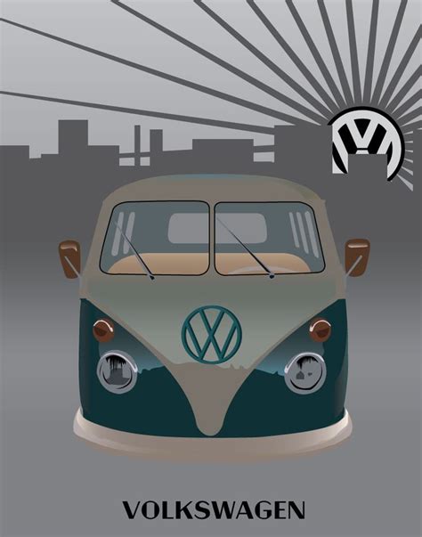 Vw Bus By Thevampireadrik On Deviantart Vw Bus Vw Art Volkswagen