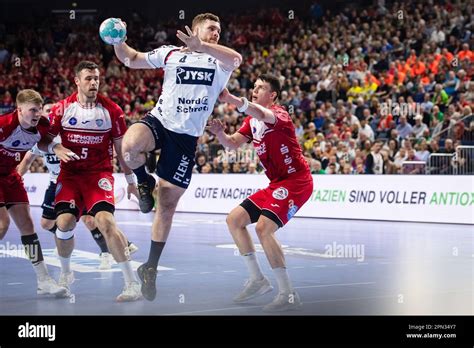 Cologne Germany 16th Apr 2023 Handball DHB Cup SG Flensburg