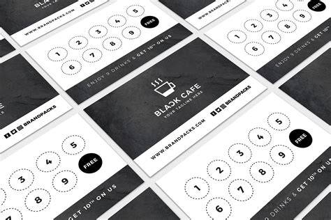 Free Loyalty Card Templates Psd Ai Vector Brandpacks