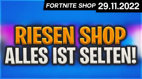 Heute NUR SELTENE Sachen Fortnite Item Shop 29 11 2022 YouTube