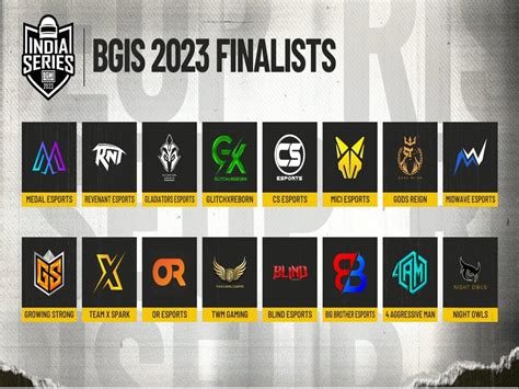 Bgis Grand Finals All Qualified Teams