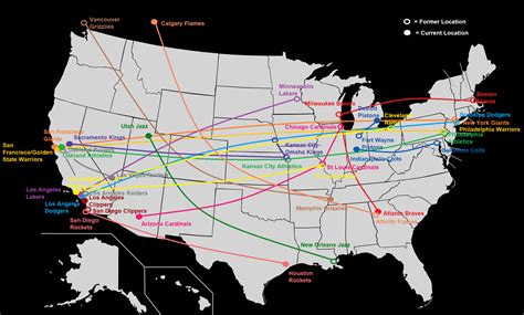 Big 4 Sports Teams relocations in the US without a change of name/brand ...