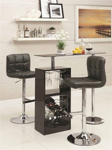 3 Piece Bar Table Set Affordable Home Furniture