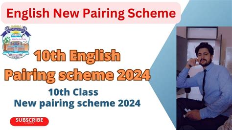 10th Class English Pairing Scheme 2024 English 10th Paper Scheme 2024 All Punjab Board Youtube