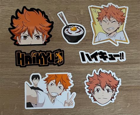 Haikyuu Sticker Set Etsy