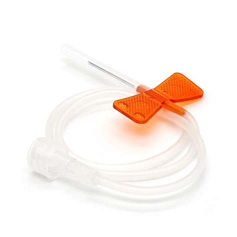 Sterile Single Use Butterfly Scalp Vein Set Infusion Needle 25g With