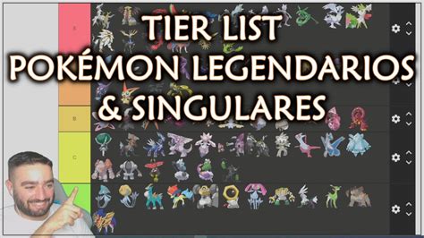 Tier List Pokemon Legendarios Singulares Cu Les Son Vuestros