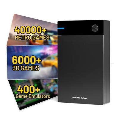 Kinhank Tb Retro Gaming Hard Drive External Hdd Hard Drive With