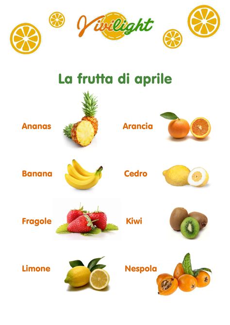 La frutta di aprile scopriamo insieme tutte le sue proprietà Vivilight