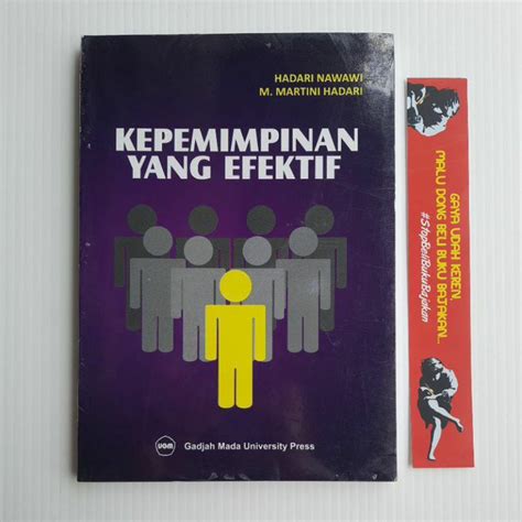 Jual BUKU ORIGINAL Kepemimpinan Yang Efektif Hadari Nawawi Penerbit