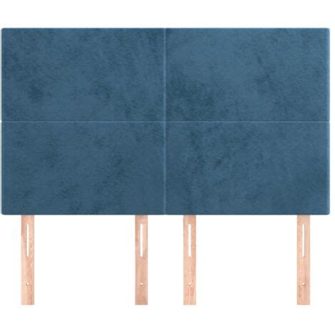 Furniture Limited T Tes De Lit Pcs Bleu Fonc X X Cm