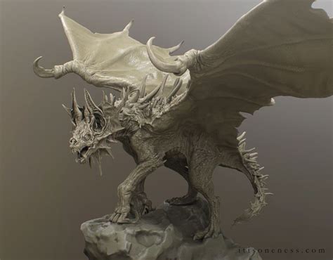 ArtStation - Bat Dragon Doodle, Yuuki Morita | Creature concept art ...