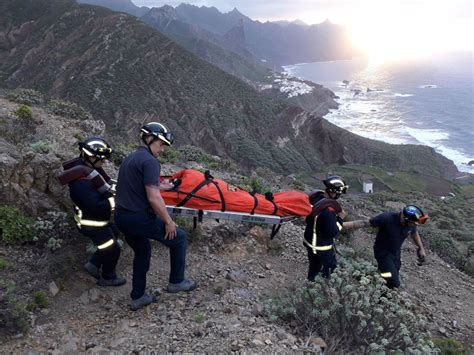 Un senderista resulta herido tras sufrir una caída en Benijo