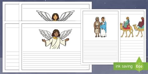 The Nativity Story Writing Frames Professor Feito Twinkl