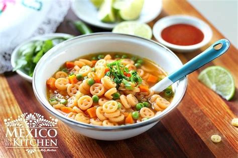 Sopa De Pasta F Cil Con Verduras Recetas De Comida Mexicana