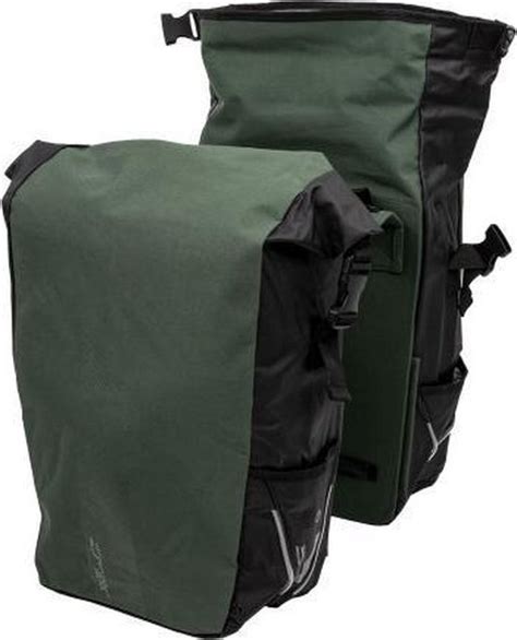 XLC V Light Rolltop Dubbele Fietstas Groen 56 Liter Bol