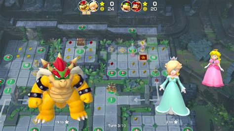 Super Mario Party Bowser Rosalina Vs Bowser Jr Diddy Kong 581