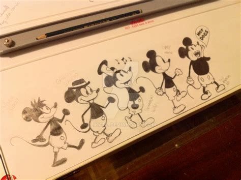 Mickey Mouse Evolution by Lika113 on DeviantArt