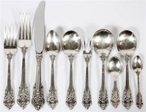 Wallace Rose Point Sterling Silver Flatware