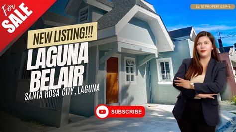 New Listing House And Lot For Sale Laguna Belair Santa Rosa City