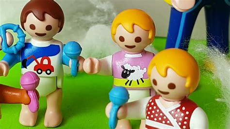 Rodzinka Playmobil po polsku Złamana Ręka w Szpitalu zabawki bajki