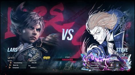 Tekken Ranked Gameplay Lars Vs Steve Nyc Tkn Chichi Vs Czr