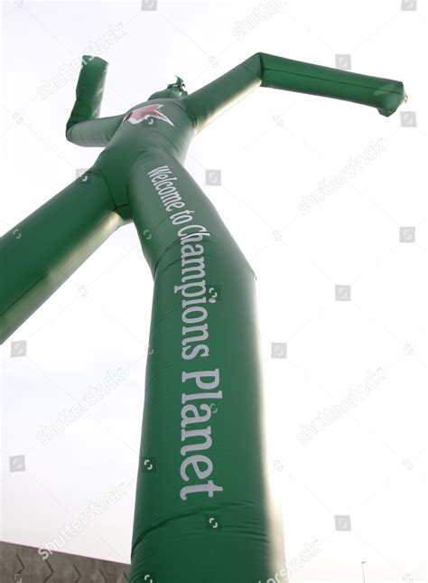 Heineken Inflatables Before Champions League Final Editorial Stock