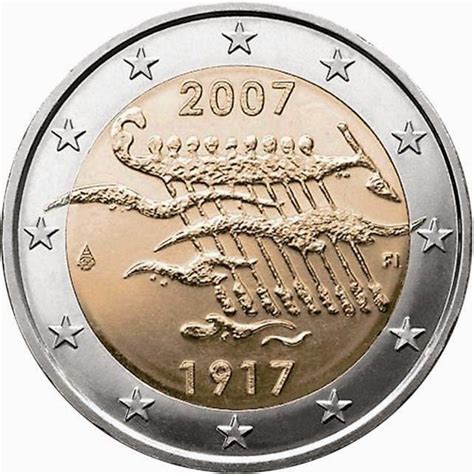 Euro Coins Finland Th Anniversary Of Finland S Independence