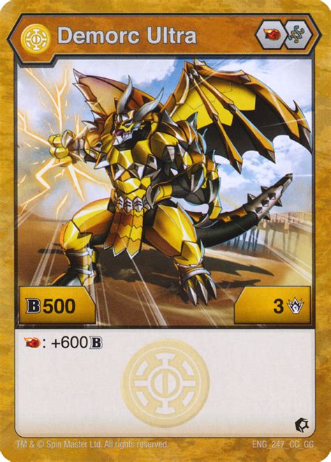 Aurelus Demorc Ultra GG The Bakugan Wiki