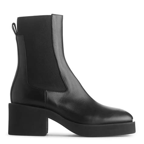 Black Heeled Chelsea Boots Brandalley