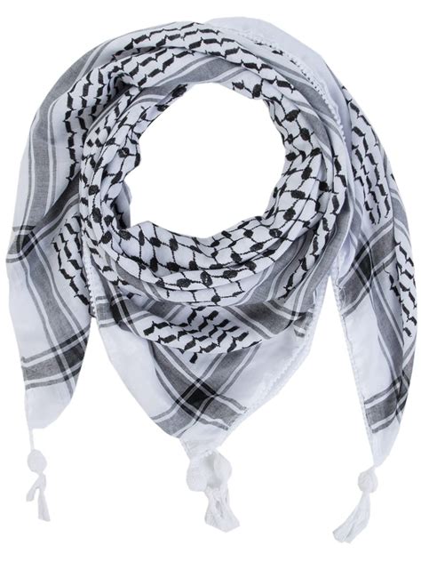 Merewill Cotton Shemagh Tactical Desert Wrap Keffiyeh Head Neck Arab