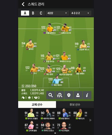 1300억 울버햄튼 올미페 스쿼드 Ea Fc 온라인 에펨코리아