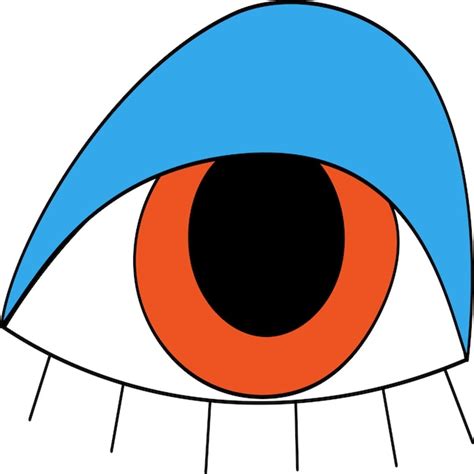 Vetor De Olho De Desenho Animado De Optometria Foto Premium