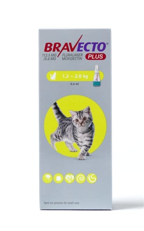 Bravecto Plus Spot On Solution For Cats The Pharmpet Co