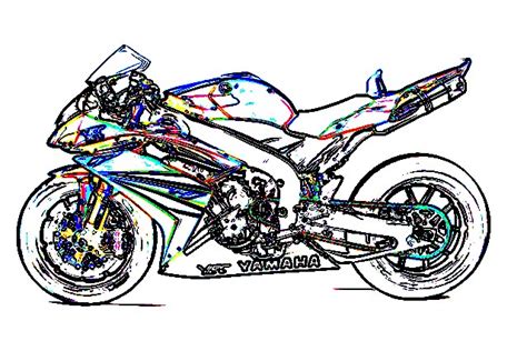 R1 Line Art Drawing Yamaha R1 Forum Yzf R1 Forums