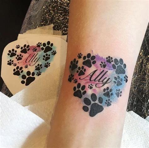 Cute Paw Print Tattoos For Your Inspiration Art And Design