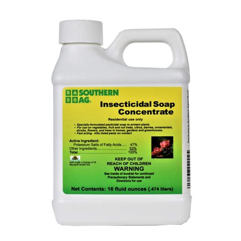 Insecticidal Soap Concentrate Southern Agricultural Insecticides Inc