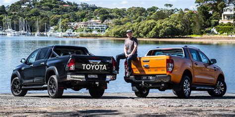 Ford Ranger Wildtrak V Toyota Hilux Trd Comparison Photos