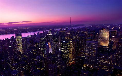 Fond d écran le coucher du soleil Paysage urbain nuit ciel