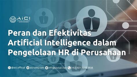 Peran Dan Efektivitas Artificial Intelligence Dalam Pengelolaan Hr Di