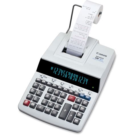 Canon Mp Dii Desktop Printing Calculator Dual Color Print Dot