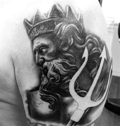 King Neptune Tattoo Flash