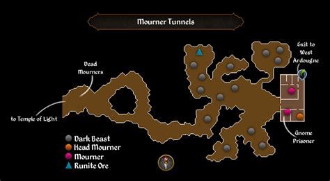 Map:Mourner Tunnels | RuneScape Wiki | Fandom