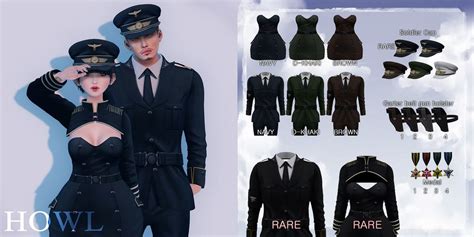 Sims 4 Military Uniform