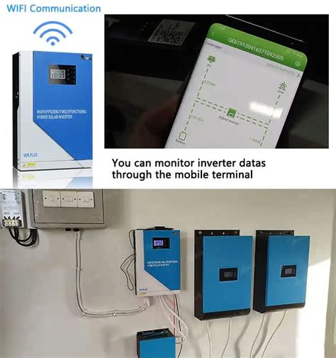 Anern 5 5kw Solar Inverter Hybrid Ac 220v Dc 48vdc Mppt 100a Pv Input