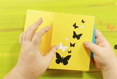 252 Butterfly-Card-Jennifer Maker-Svg SVG PNG EPS DXF File