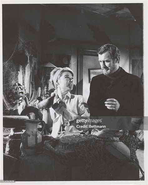 Hope Lange And Edward Mulhare In A Scene From The Ghost And Mrs Muir