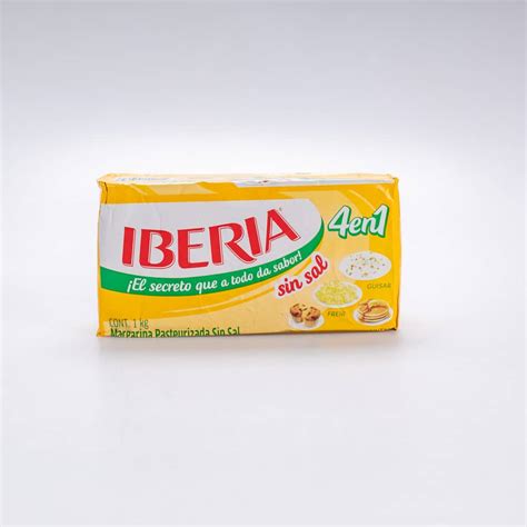 Margarina Sin Sal Iberia Kg Arerofast