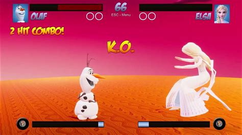 Elsa Vs Olaf Fighting In Ultimate Arena Of Disney Champions Youtube